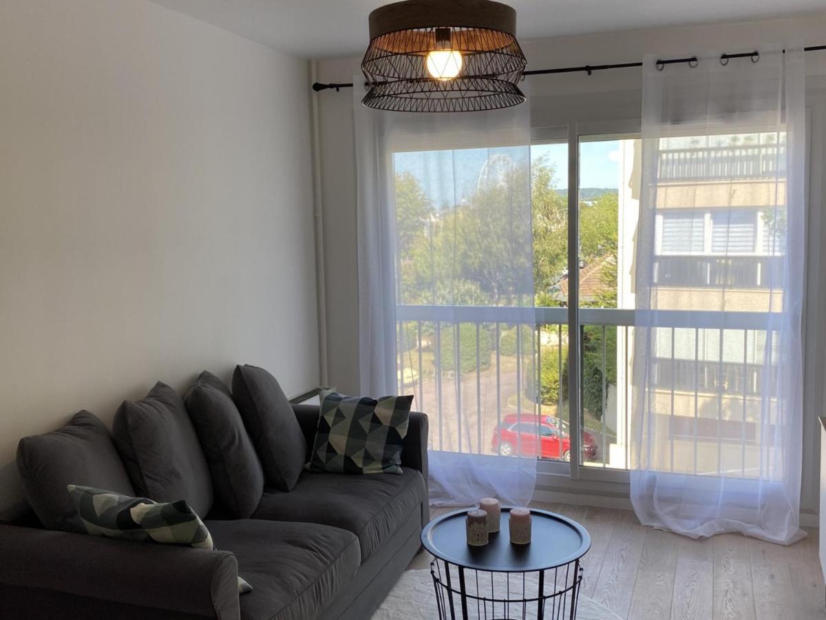 Charmant 2 Pieces Avec Parking Et Ascenseur, Proche Centre-Ville De Cabourg - Fr-1-487-323 Luaran gambar